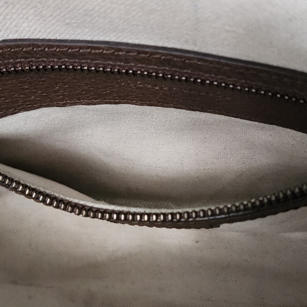 Gucci Ophidia GG Patterned Bag W/Red & Green Stripe 13X9 - Picture 6 of 16